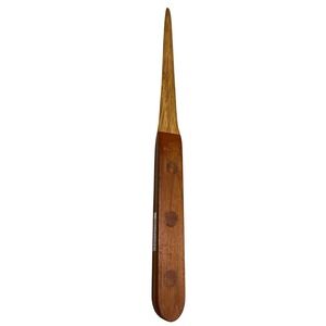 Vintage Hand Carved Cherry and Oak wood letter Opener‎